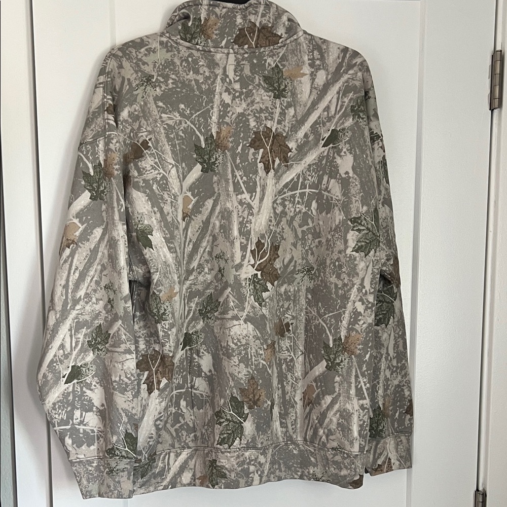 Abercrombie Sunday Half Zip in Camo - Picture 4 of 5